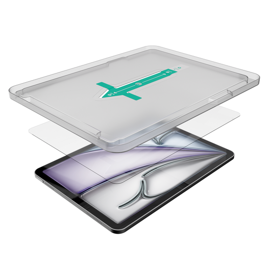 NEXT.ONE iPad Schutzglas mit Anbringhilfe - iPad Air 11" M2
