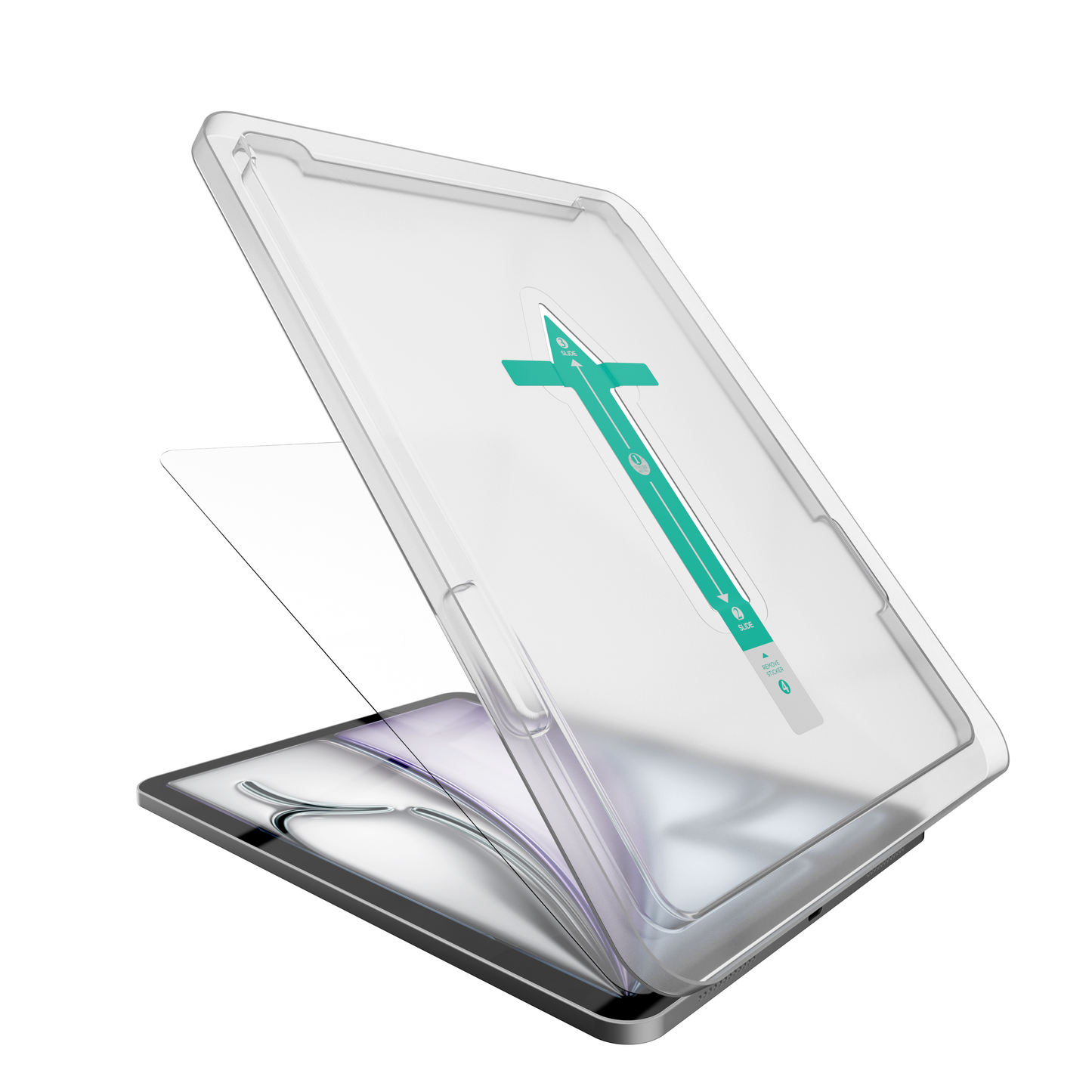 NEXT.ONE iPad Schutzglas mit Anbringhilfe - iPad Air 11" M2