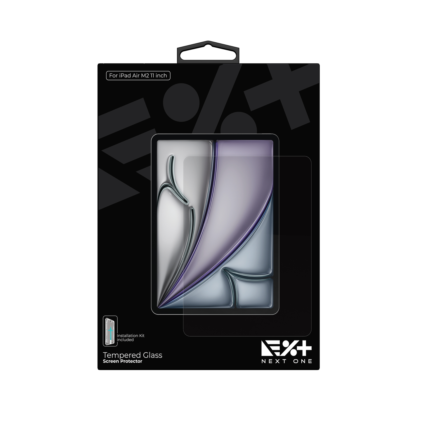 NEXT.ONE iPad Schutzglas mit Anbringhilfe - iPad Air 11" M2