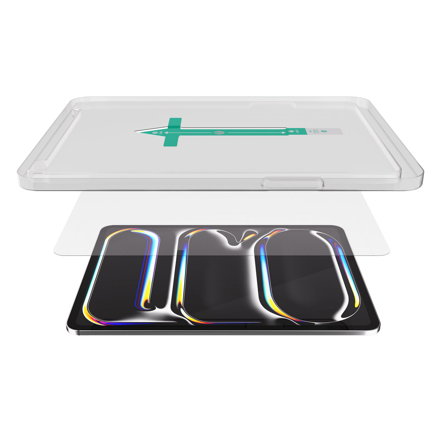NEXT.ONE iPad Schutzglas mit Anbringhilfe - iPad Pro 13" M4