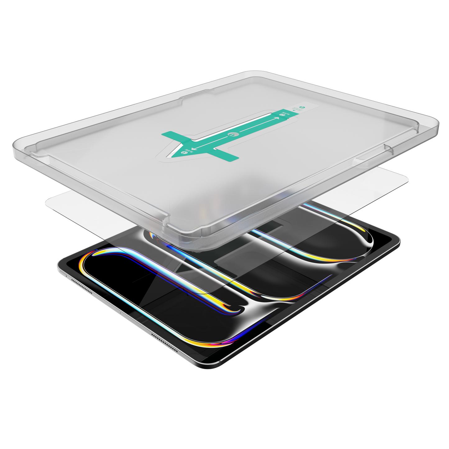 NEXT.ONE iPad Schutzglas mit Anbringhilfe - iPad Pro 13" M4