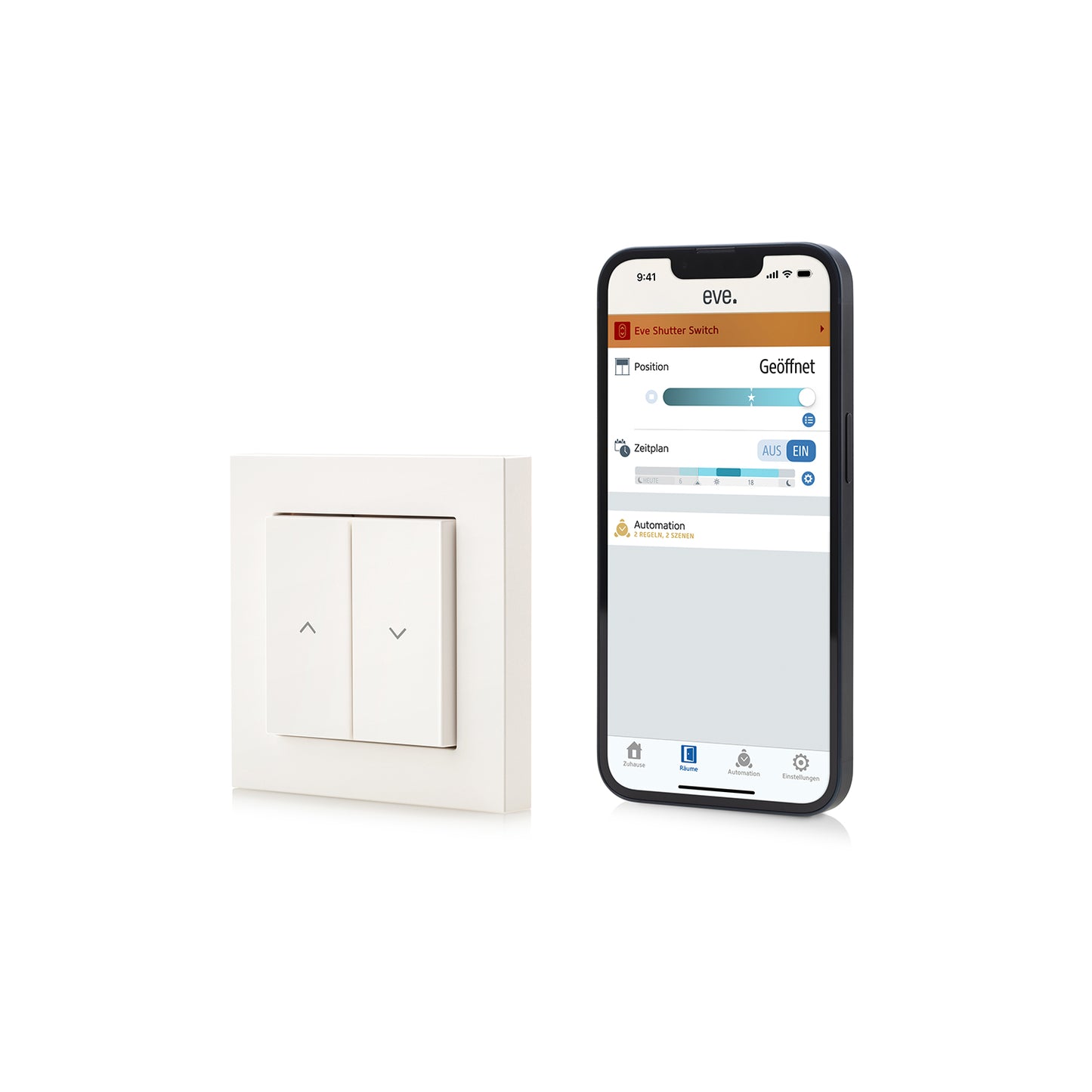 Eve Shutter Switch, smarte Rollladensteuerung mit Thread-Unterstützung