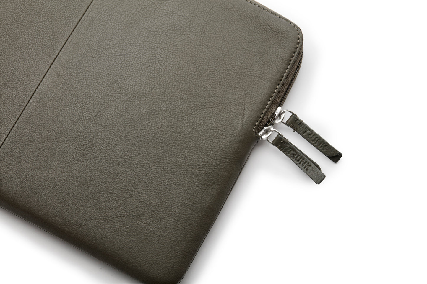 Trunk Leder Sleeve für MacBook Pro 13", Green