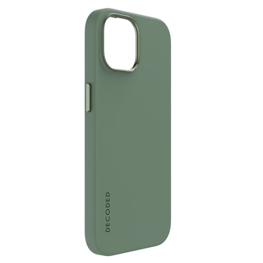 Decoded - AntiMicrobial Silicone Backcover | iPhone 15 Plus - Sage Leaf