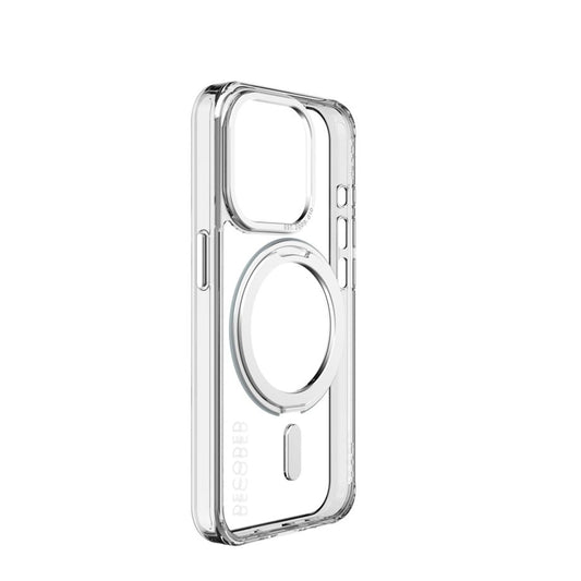 Decoded Recycled Plastic Loop Stand BackCover iPhone 15 Pro Transparant