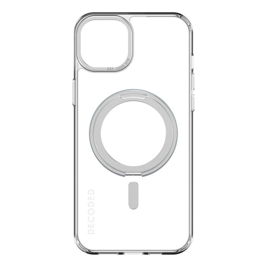Decoded Recycled Plastic Loop Stand Backcover iPhone 15 Plus Transparant