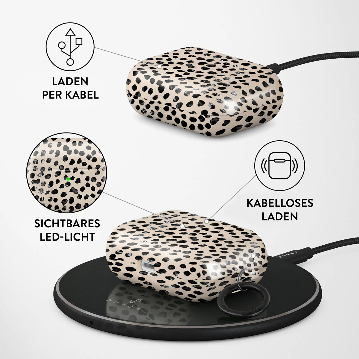 BURGA Almond Latte Case for AirPods
