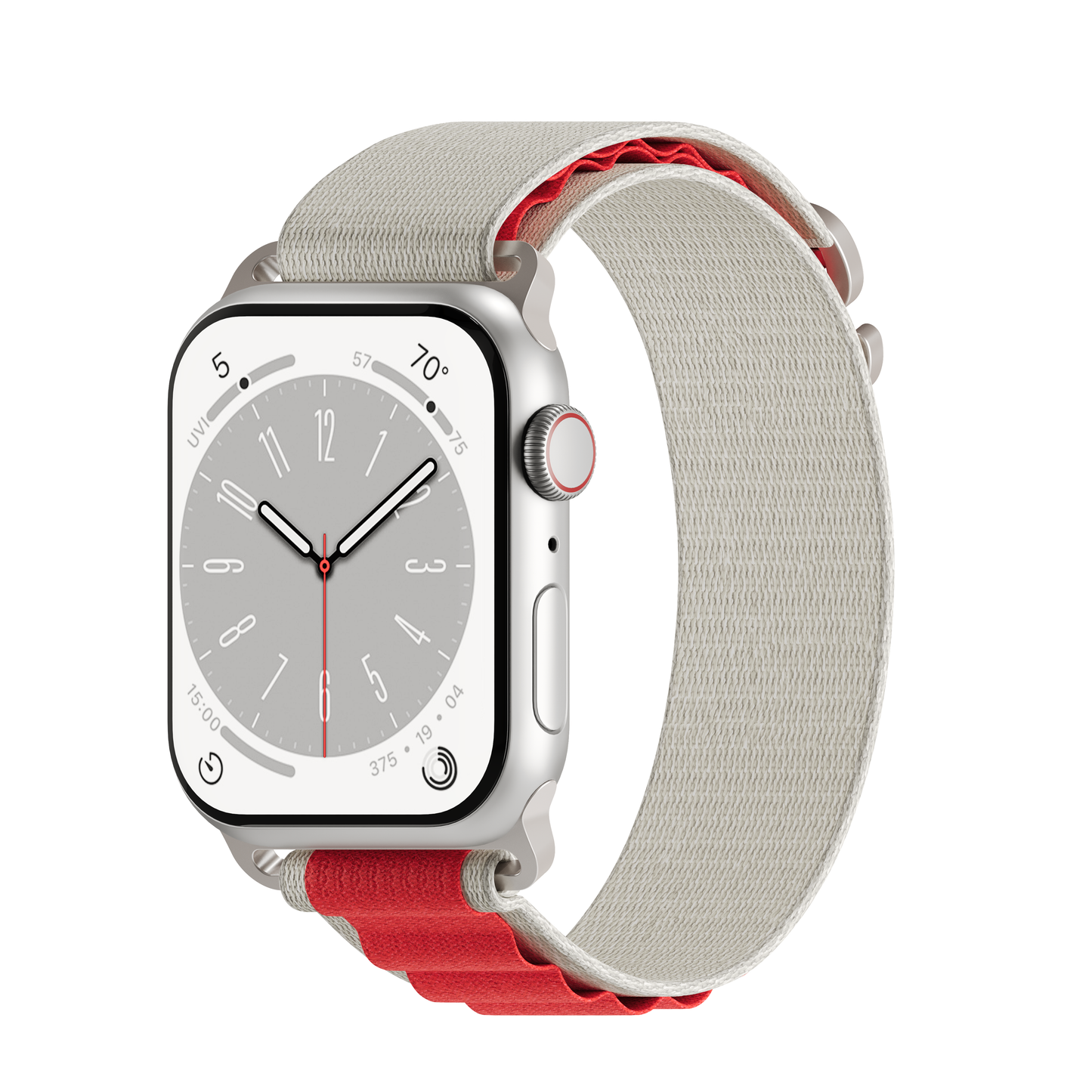NEXT.ONE Adventure Loop für Apple Watch 38/40/41mm | White-Red