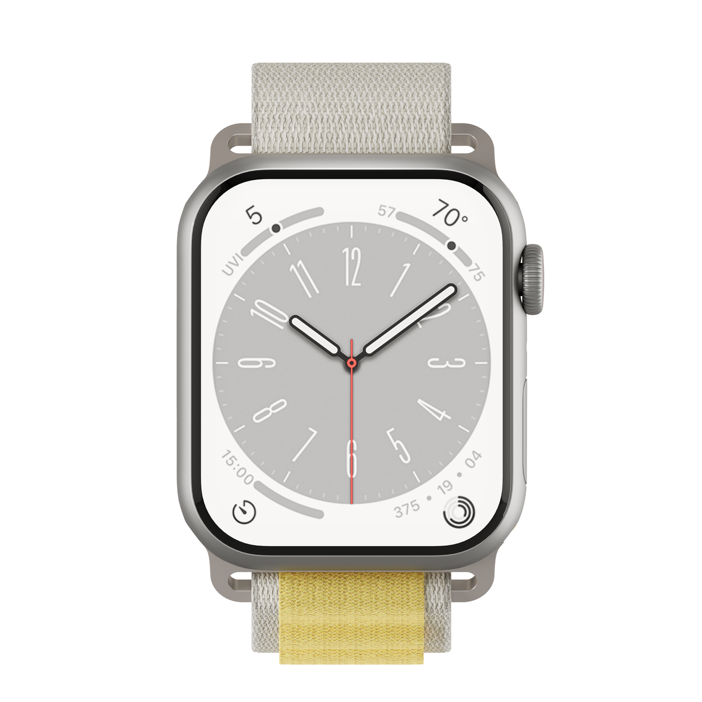 NEXT.ONE Adventure Loop für Apple Watch 38/40/41mm | White-Yellow