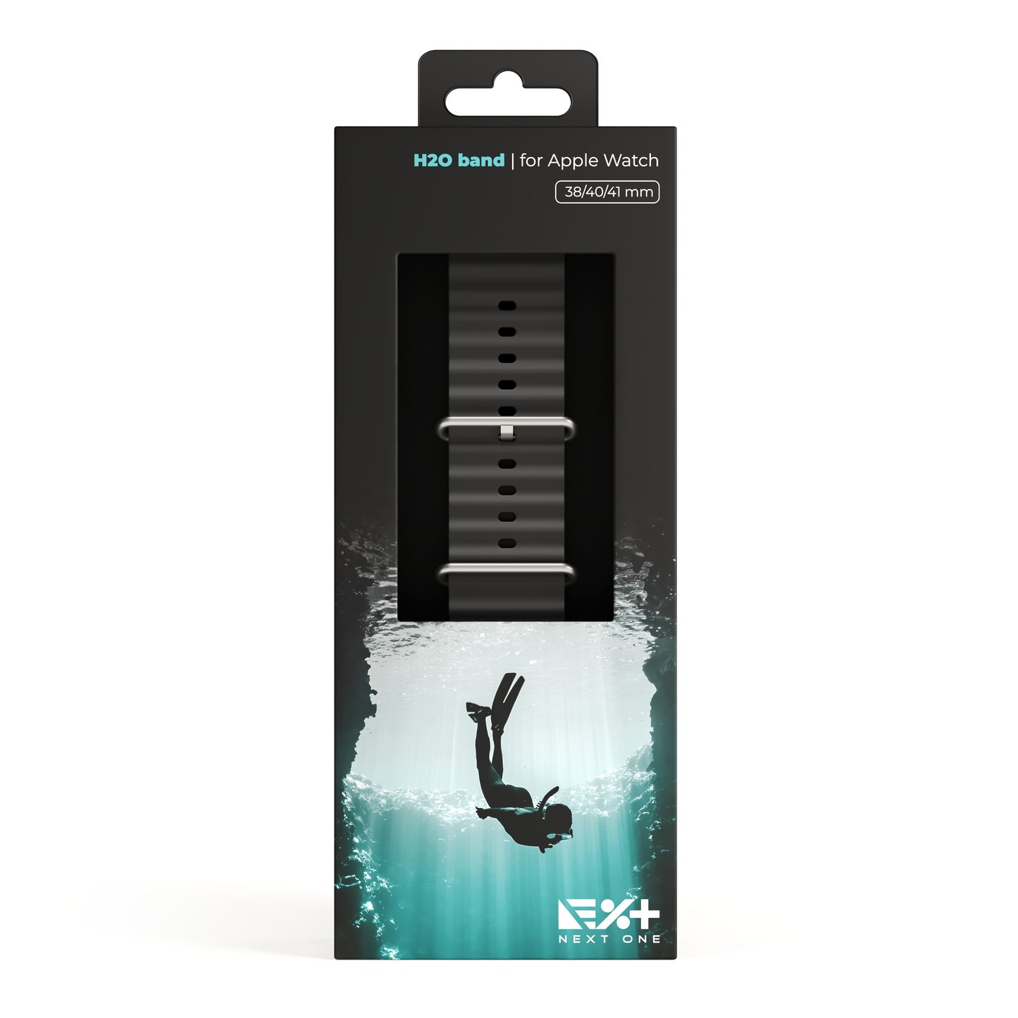NEXT.ONE H2O Band für Apple Watch 38/40/41mm | Black