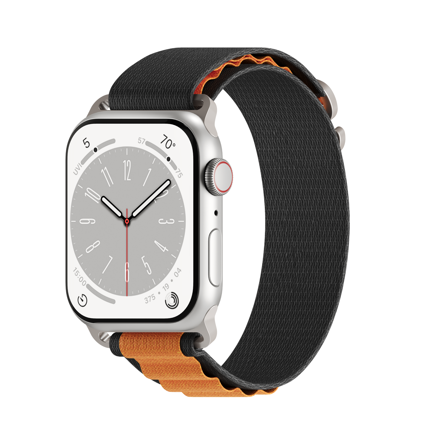 NEXT.ONE Adventure Loop für Apple Watch 42/44/45/49mm | Black-Orange