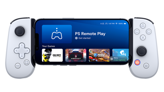 Backbone One Mobiler Gaming Controller mit USB-C, 2. Gen., weiß