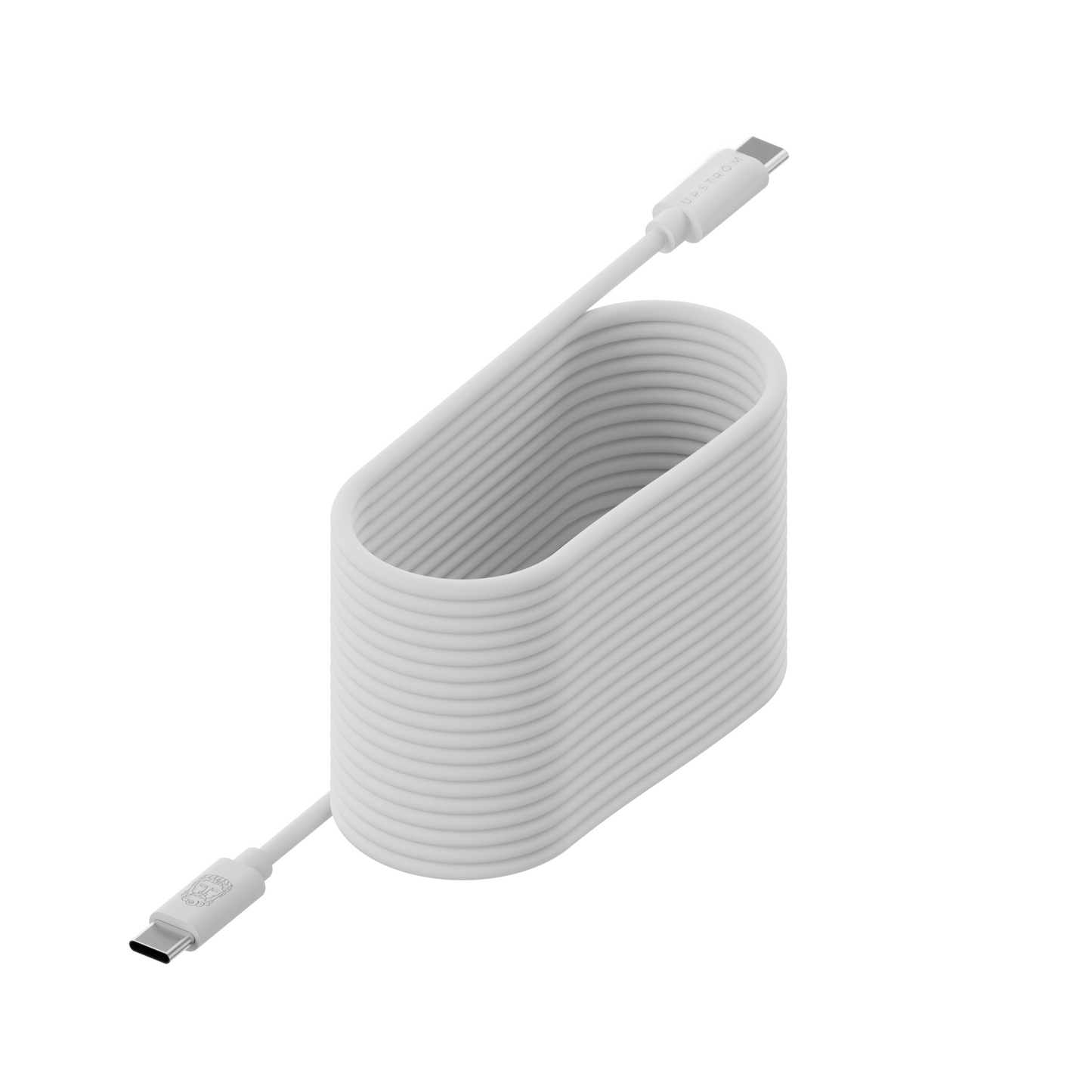 UPSTRÖM CIRKULÄR - USB-C Kabel 100W Recycled TPE - 2,5m Weiß