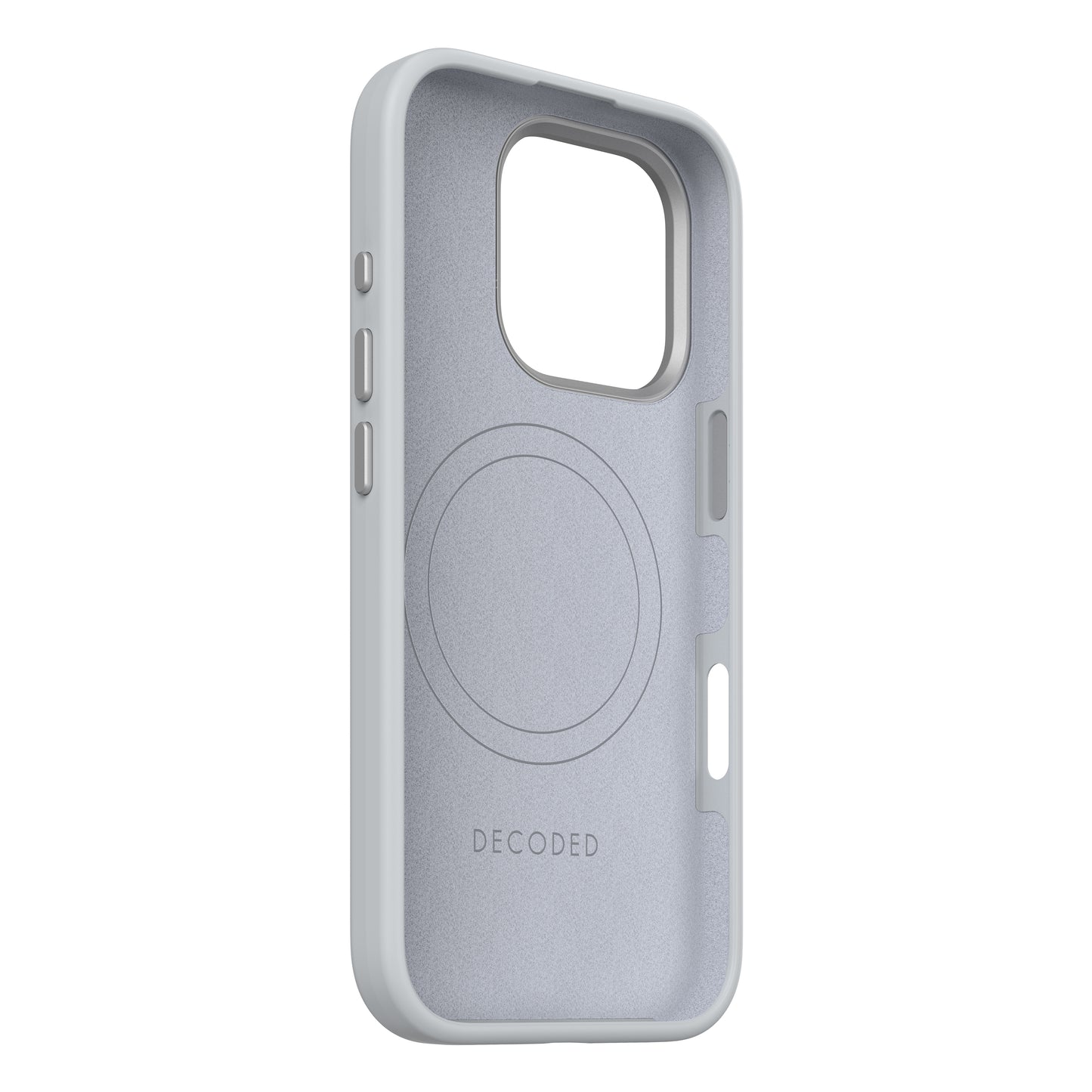 Decoded AntiMicrobial Silicone Backcover iPhone 16 Pro Clay