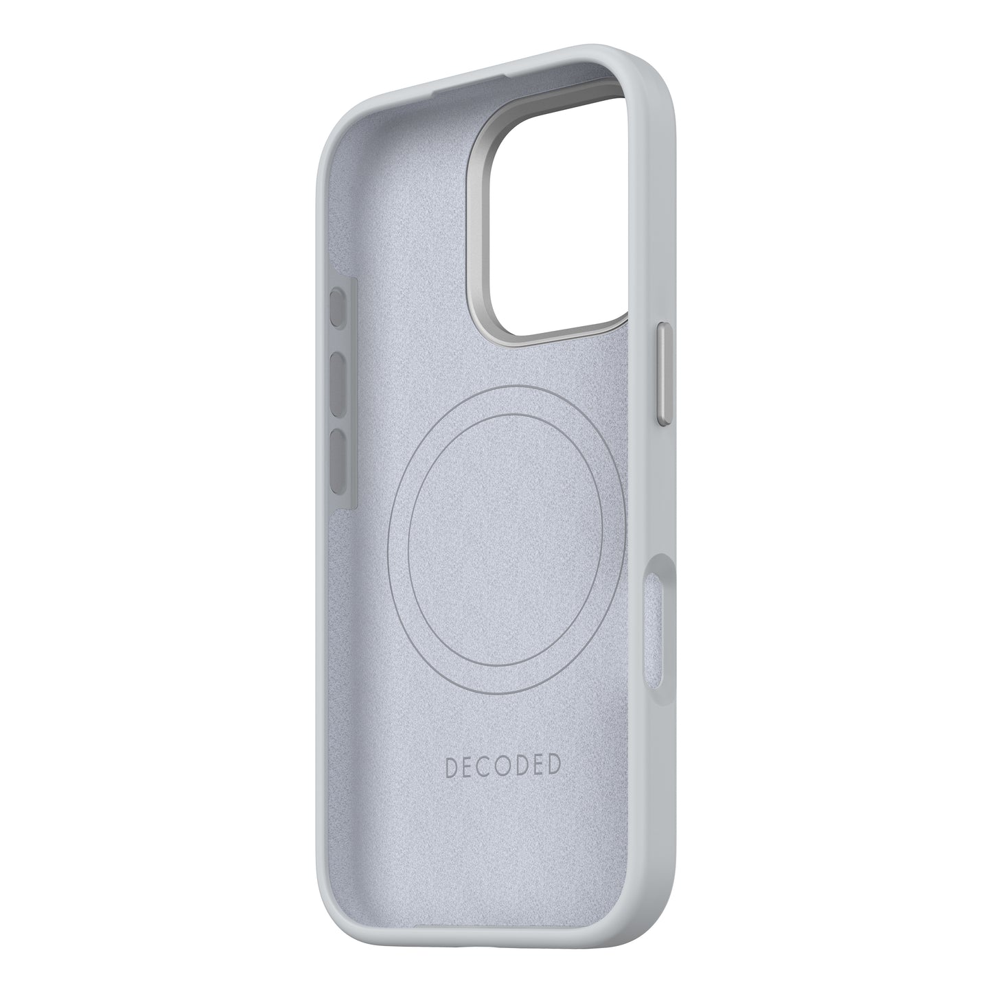Decoded AntiMicrobial Silicone Backcover iPhone 16 Pro Clay