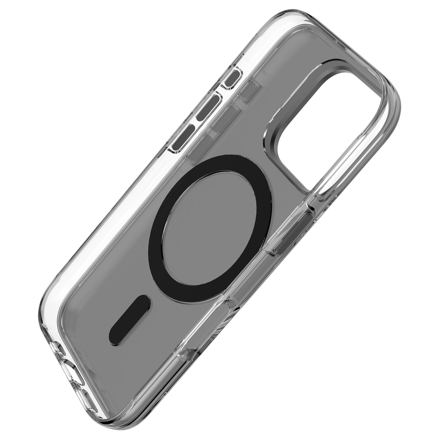 Decoded Recycled Plastic Backcover iPhone 16 Pro Transparent Black