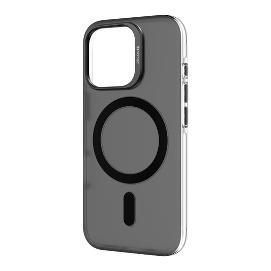 Decoded Recycled Plastic Backcover iPhone 16 Pro Transparent Black