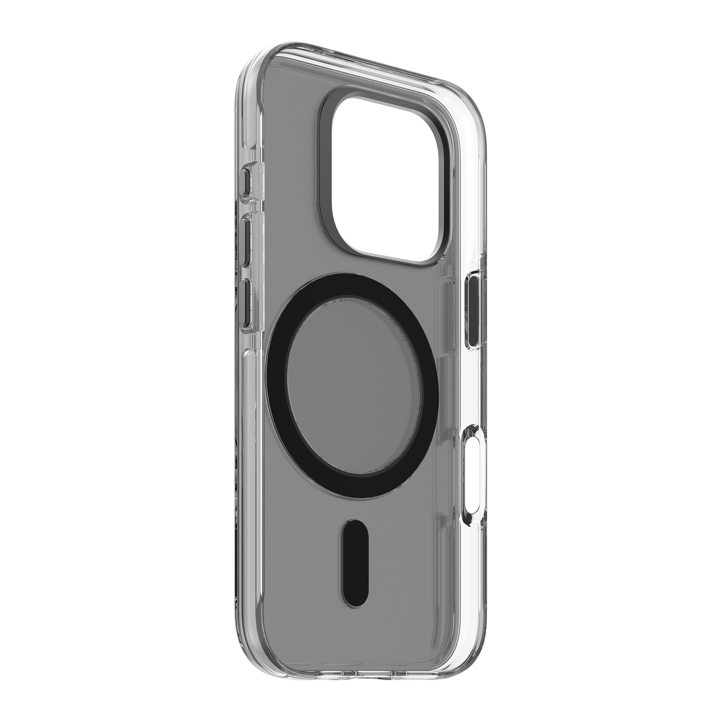 Decoded Recycled Plastic Backcover iPhone 16 Pro Transparent Black