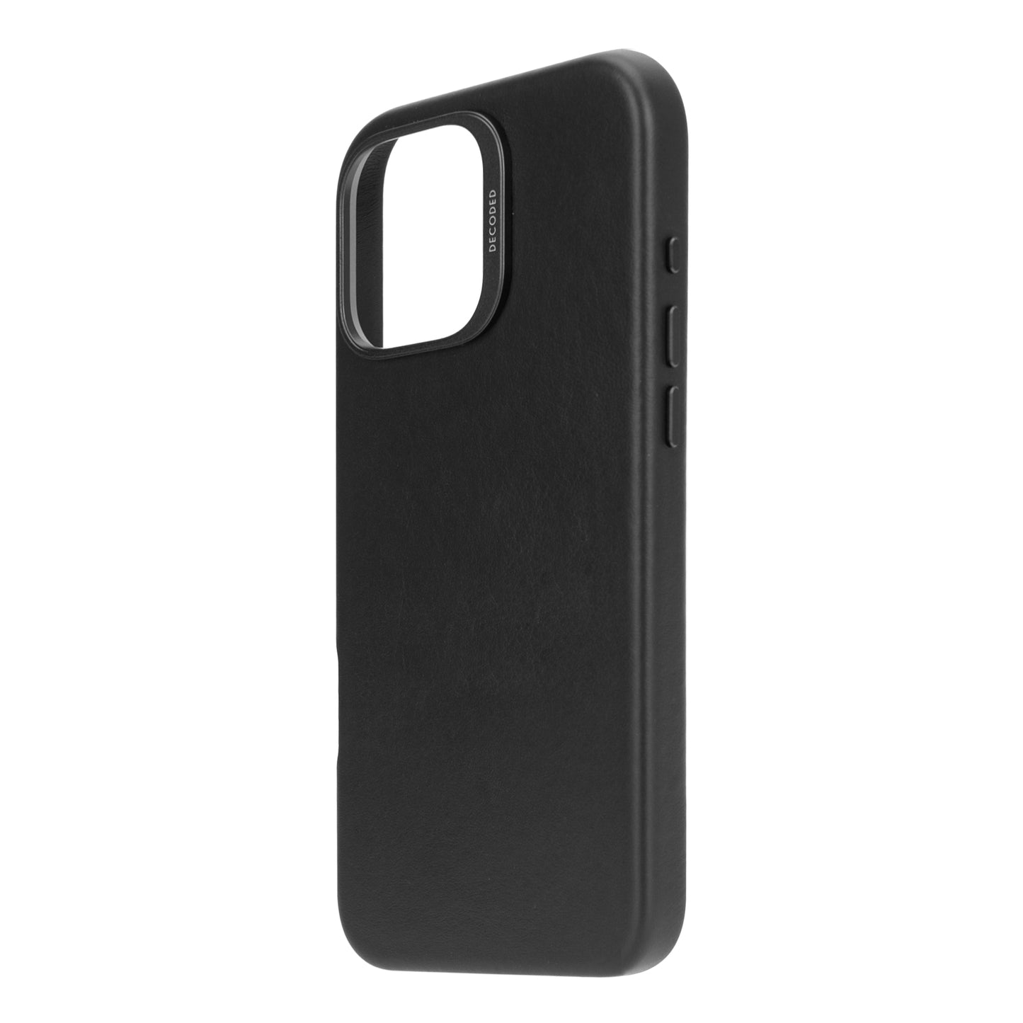 Decoded Leather Backcover iPhone 16 Pro Max Black