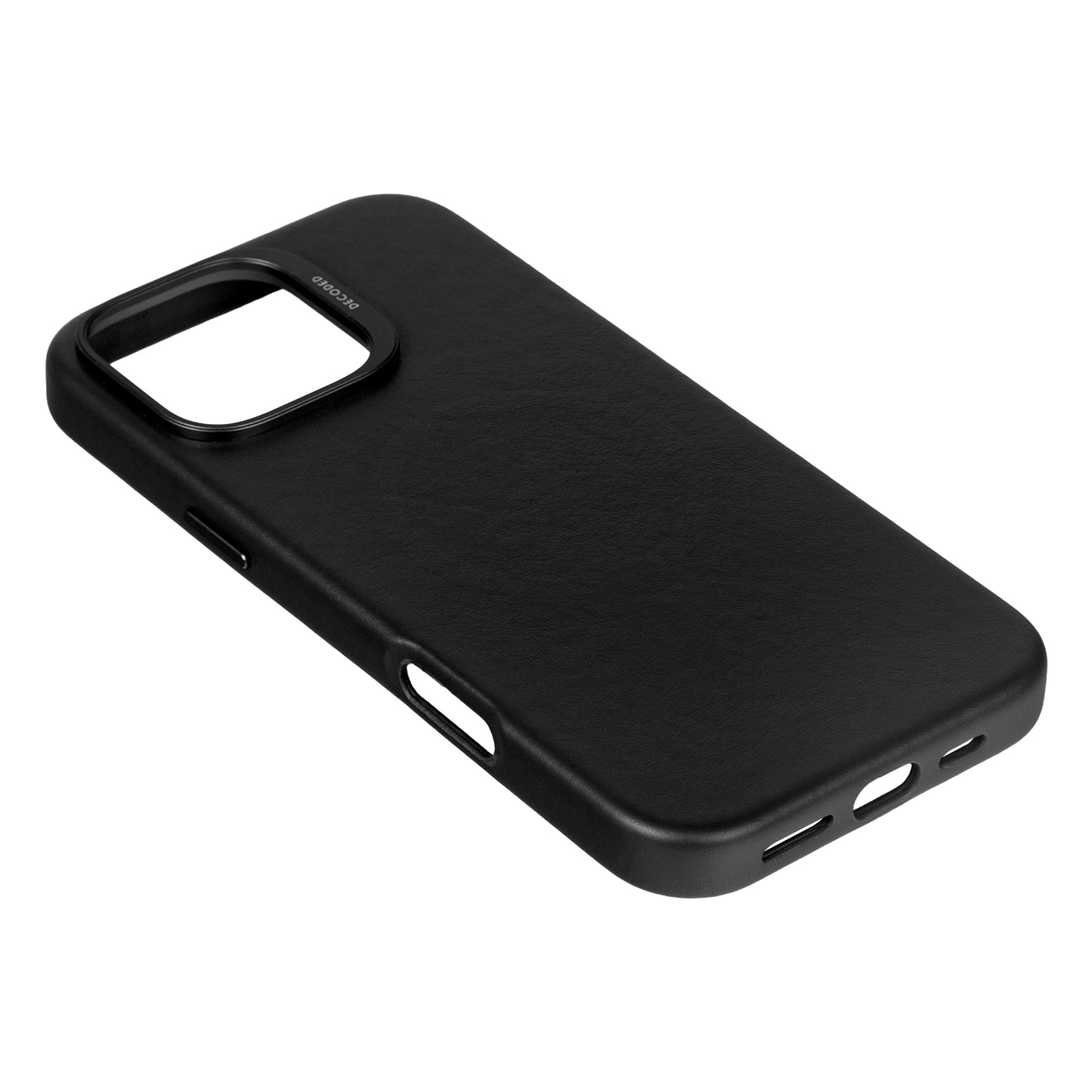 Decoded Leather Backcover iPhone 16 Pro Max Black