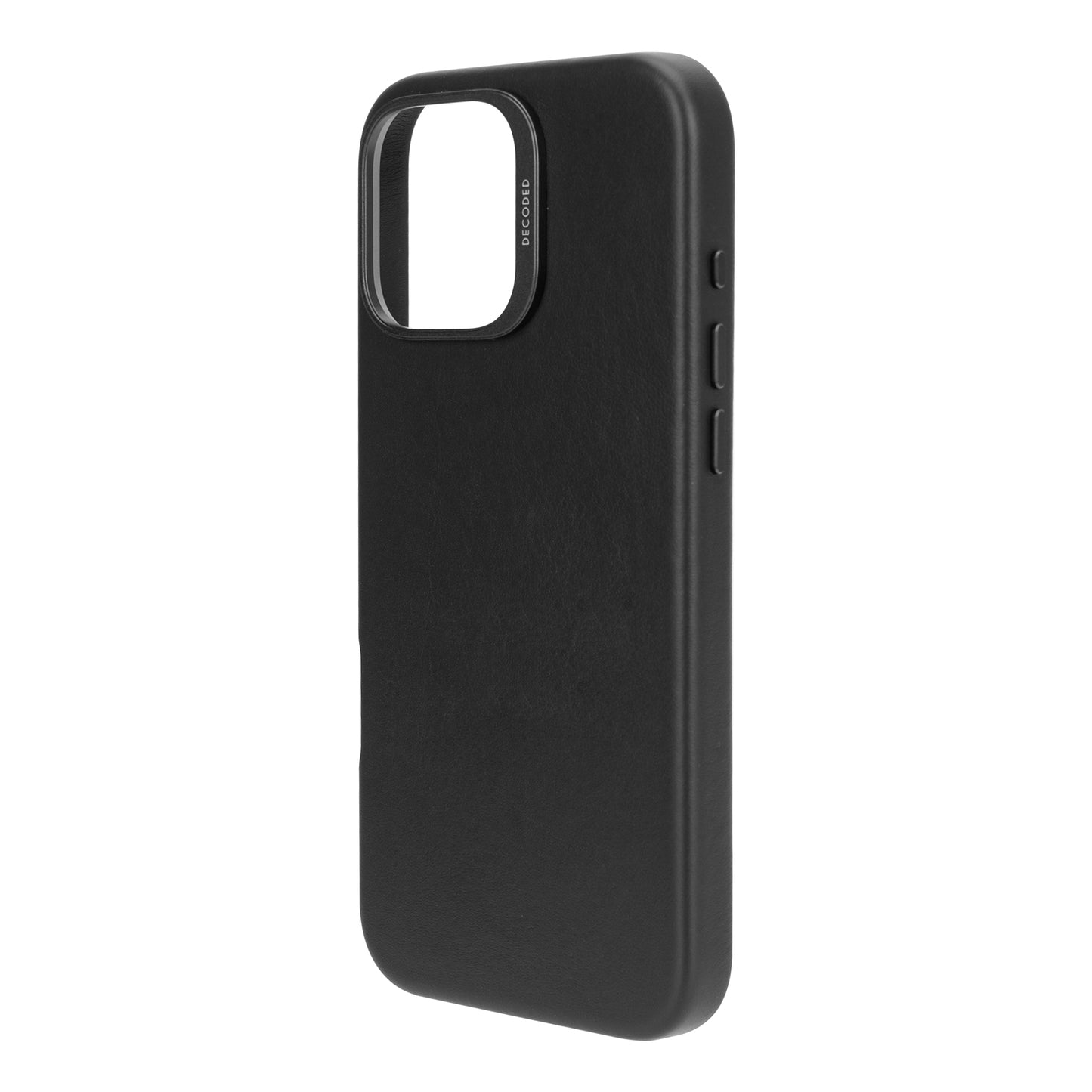 Decoded Leather Backcover iPhone 16 Pro Max Black