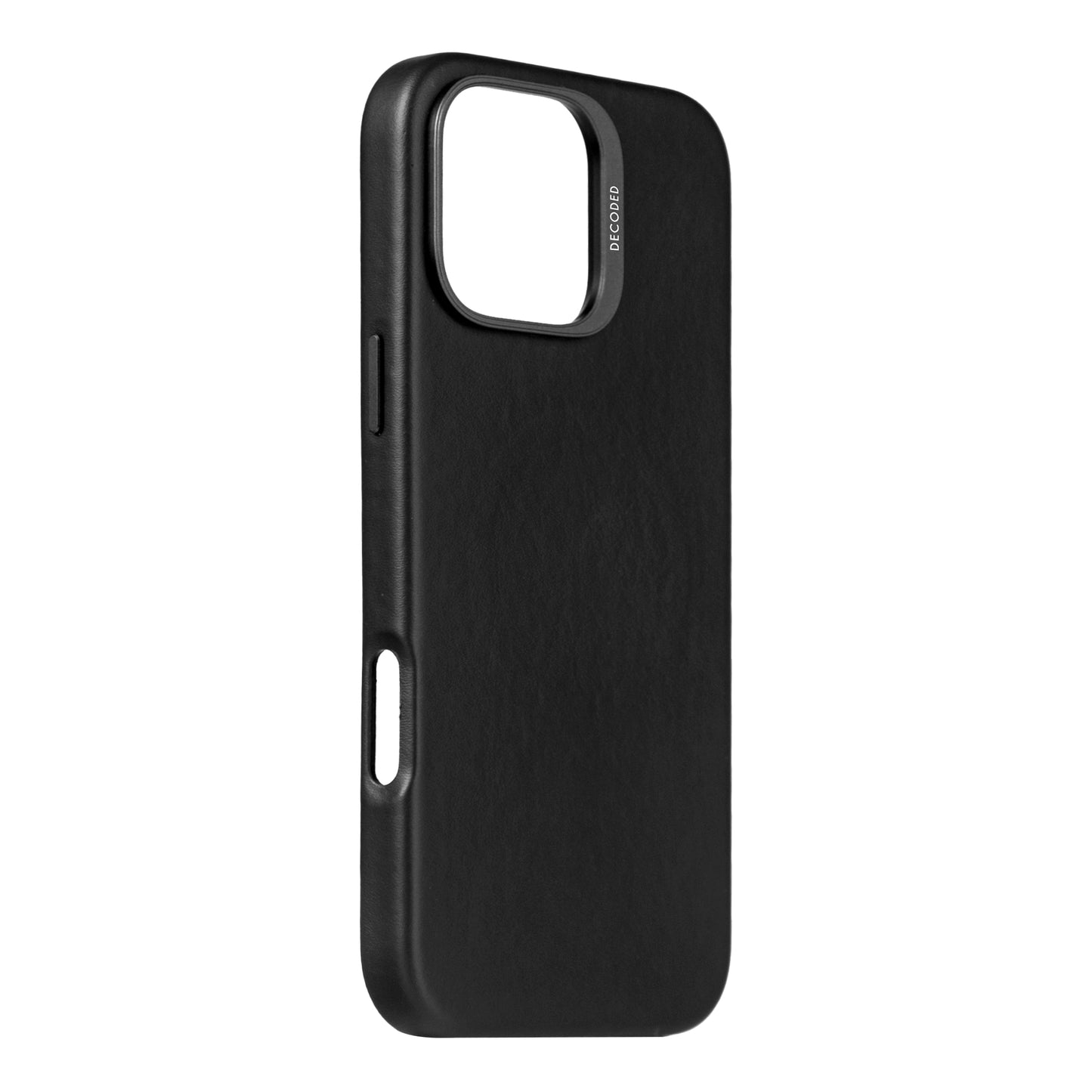 Decoded Leather Backcover iPhone 16 Pro Max Black