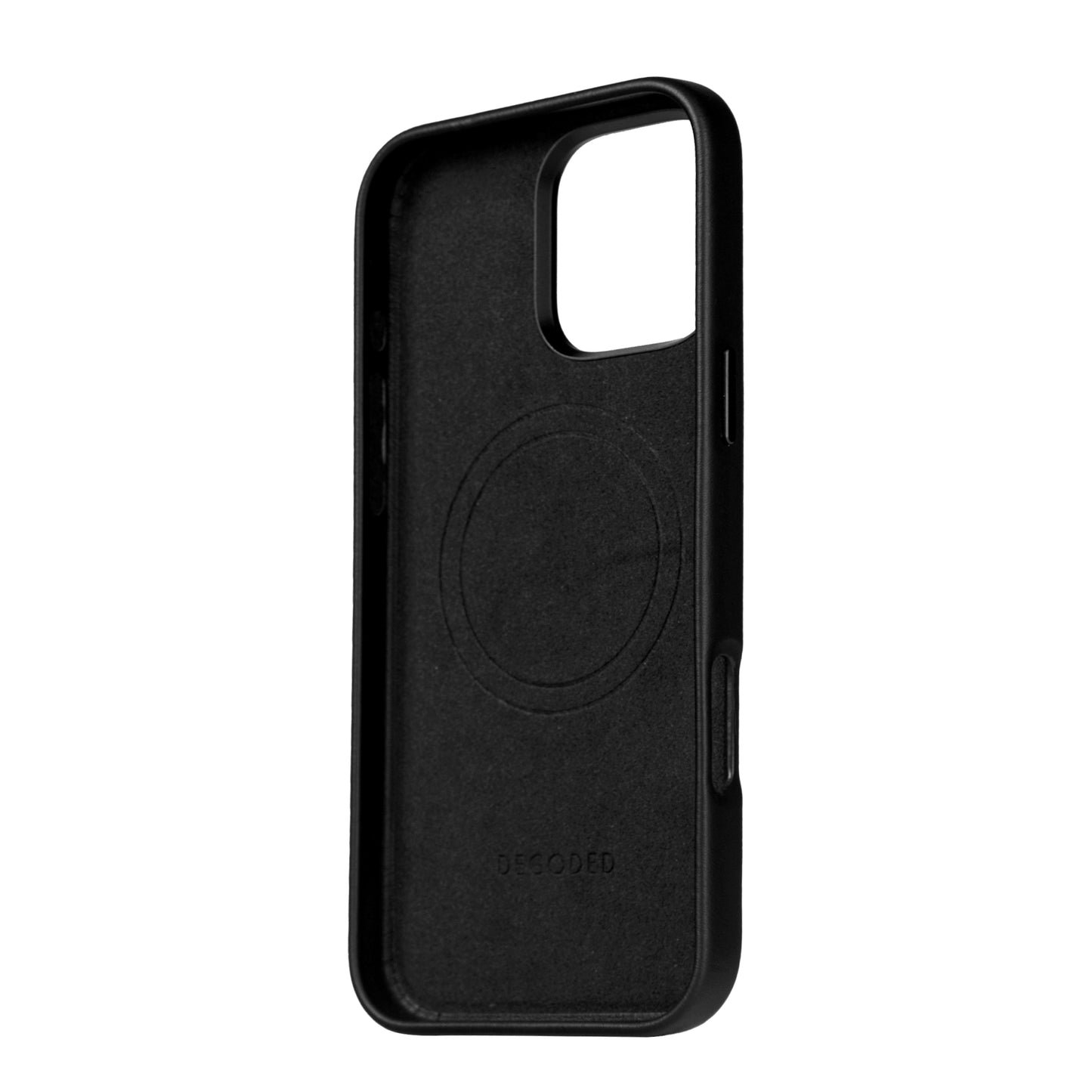 Decoded Leather Backcover iPhone 16 Pro Max Black