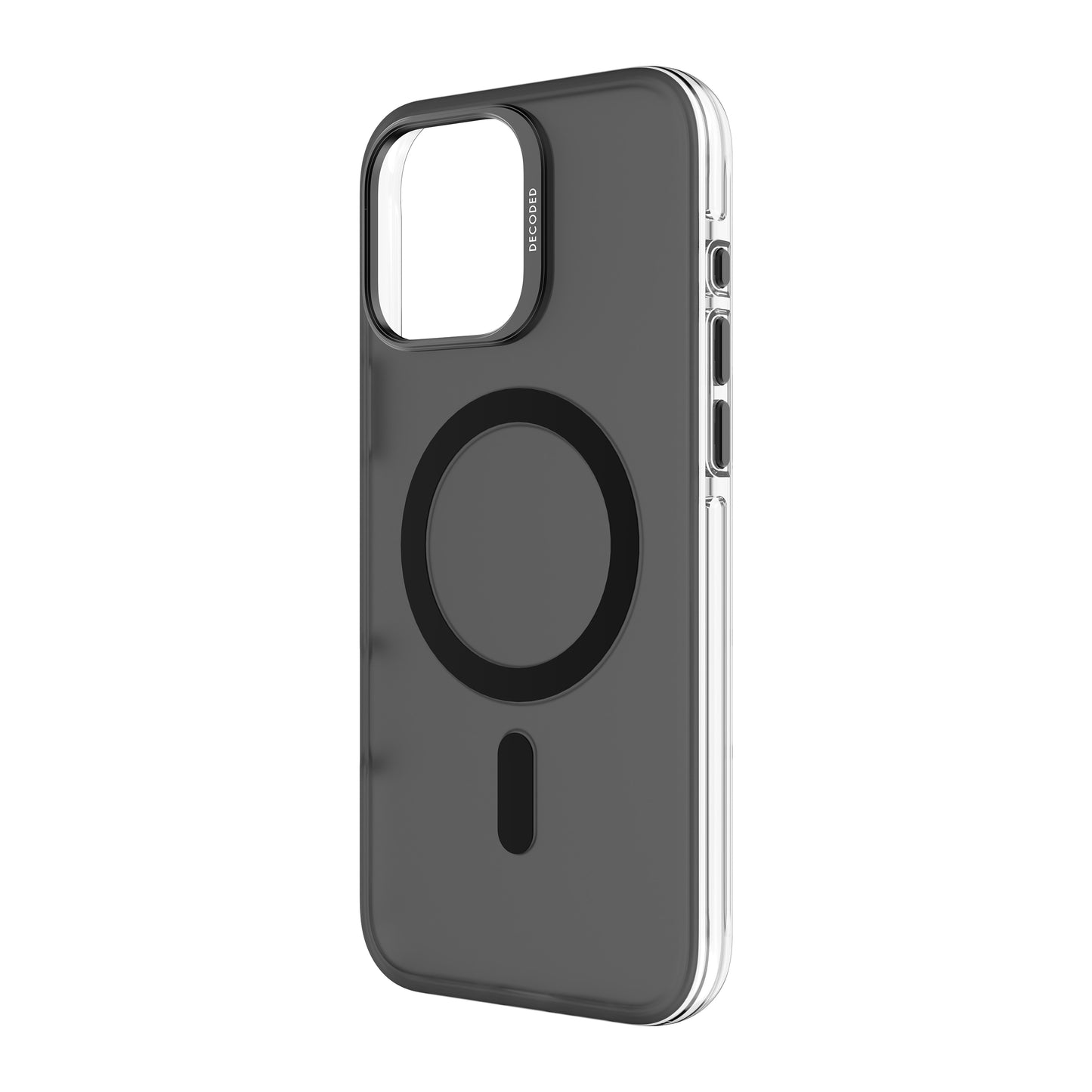 Decoded Recycled Plastic Backcover iPhone 16 Pro Max Transparent Black