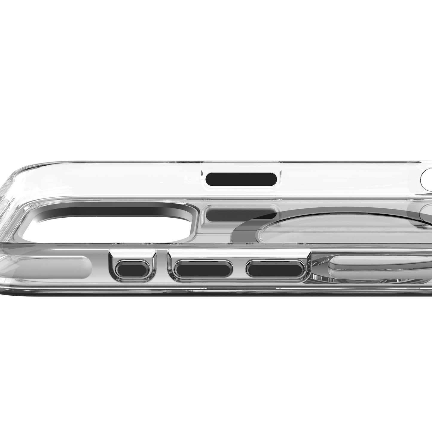 Decoded Recycled Plastic Backcover iPhone 16 Pro Max Transparent Black