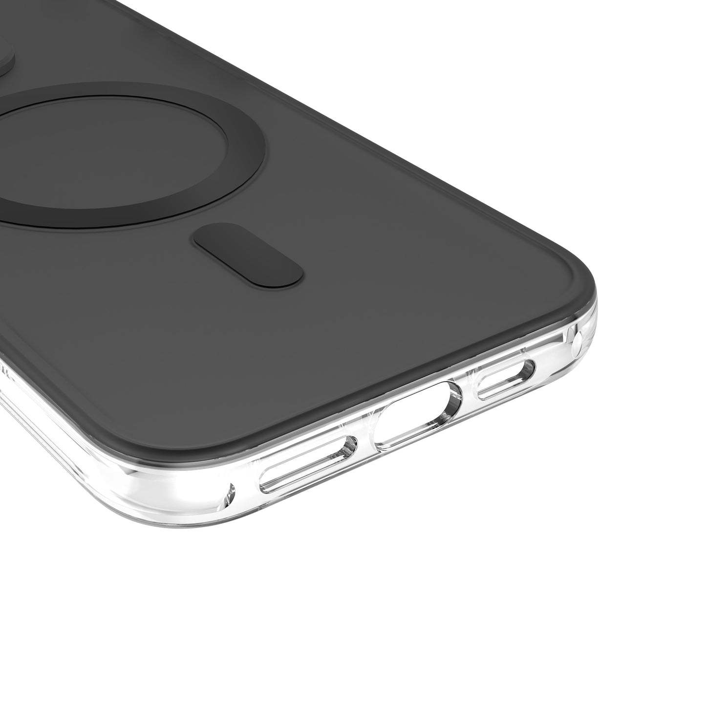 Decoded Recycled Plastic Backcover iPhone 16 Pro Max Transparent Black