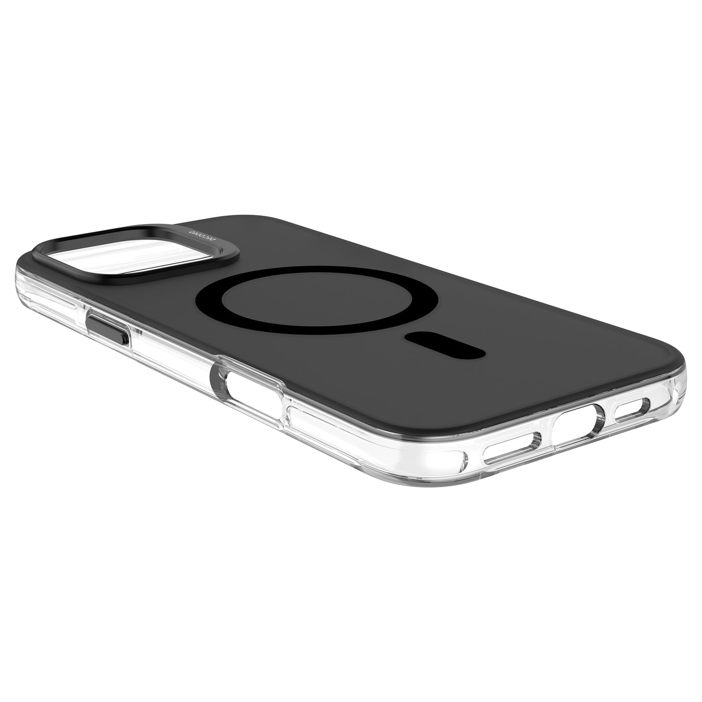 Decoded Recycled Plastic Backcover iPhone 16 Pro Max Transparent Black