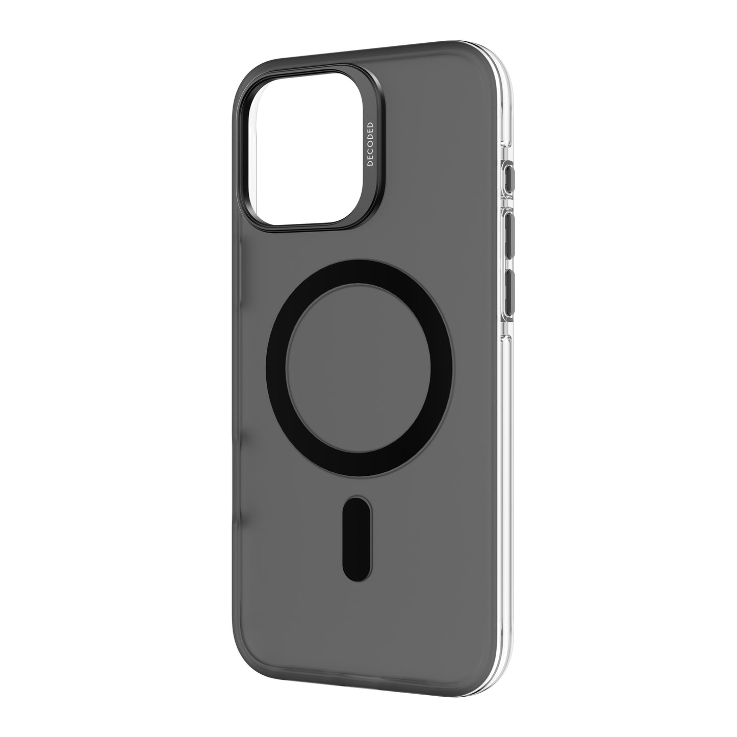 Decoded Recycled Plastic Backcover iPhone 16 Pro Max Transparent Black
