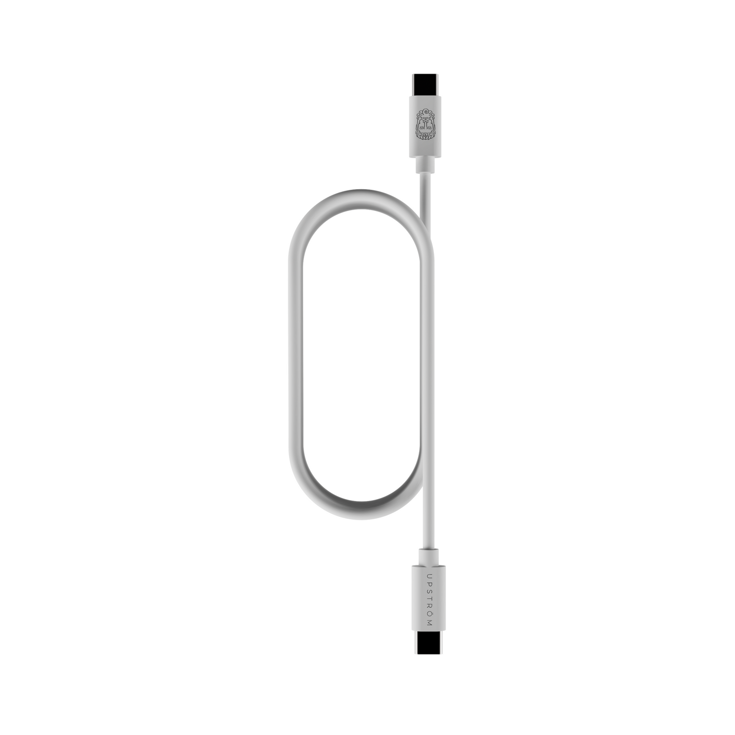 UPSTRÖM CIRKULÄR - USB-C Kabel 100W Recycled TPE - 2,5m Weiß