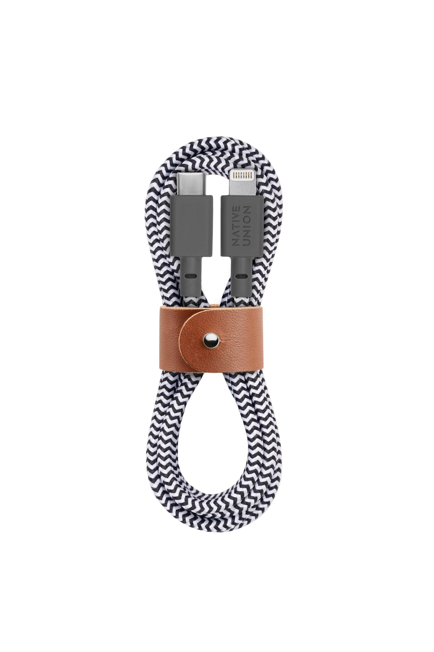 Native Union Belt Lightning auf USB-C Kabel 1.2m, zebra