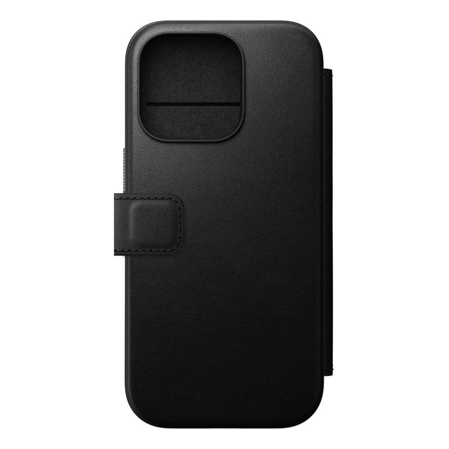 Nomad Modern Leather Folio iPhone 16 Pro Black