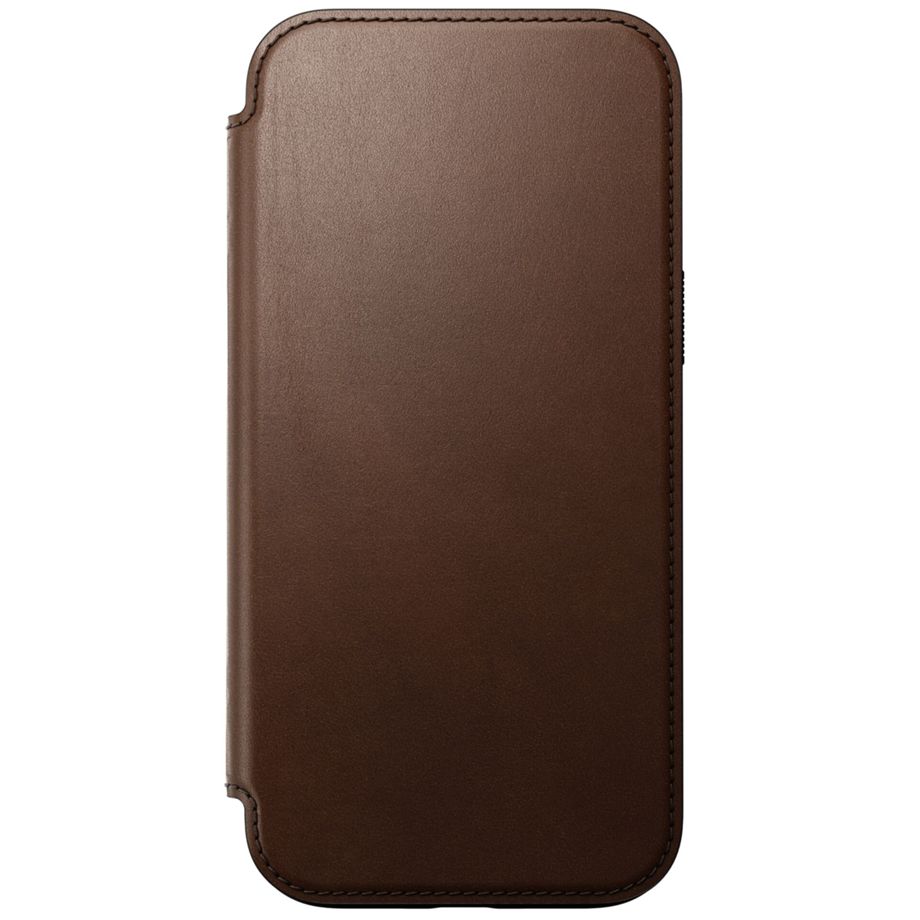 Nomad Modern Leather Folio iPhone 16 Pro Max Brown