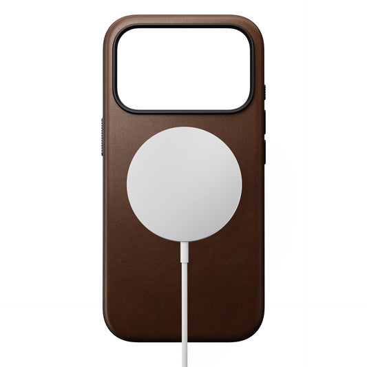 Nomad Modern Leather Case iPhone 17 Pro Brown