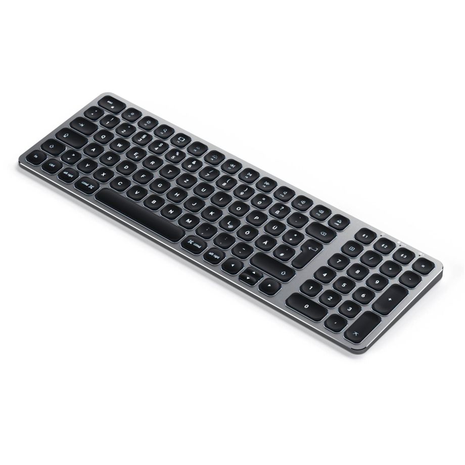 Satechi Aluminium BT Backlit Keyboard Slim German space gray