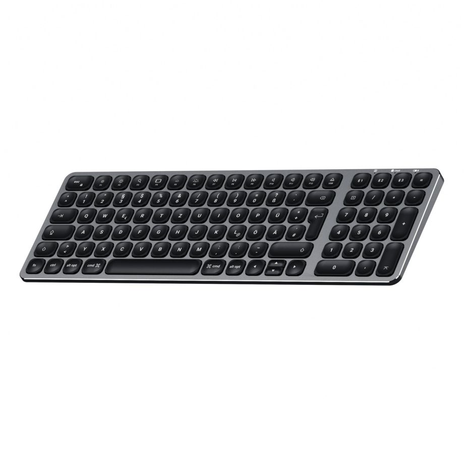Satechi Aluminium BT Backlit Keyboard Slim German space gray