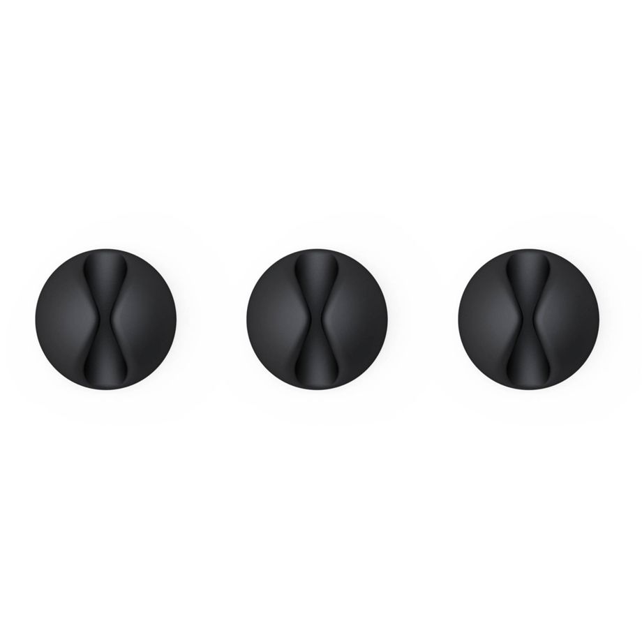 Bluelounge CableDrop 6er Pack, schwarz