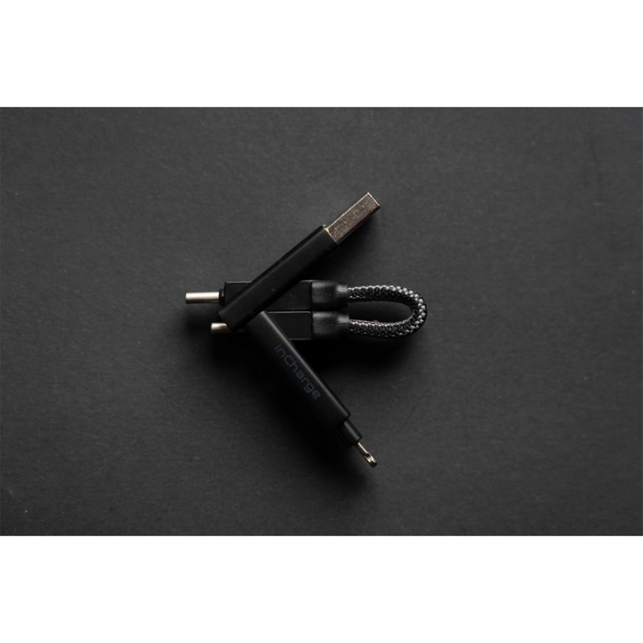 Rolling Square inCharge X Cable Black