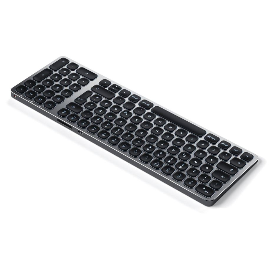 Satechi Aluminium BT Backlit Keyboard Slim German space gray