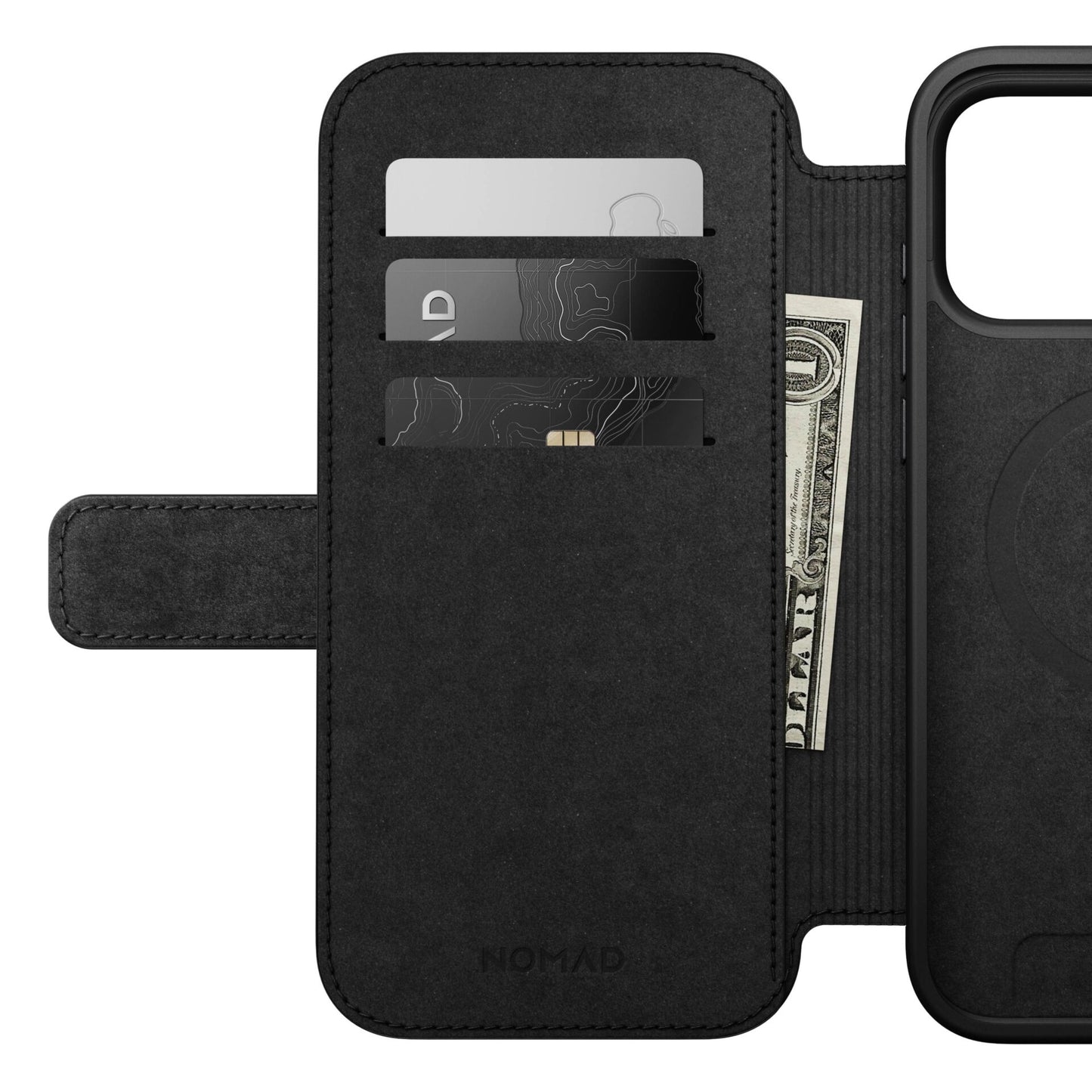 Nomad Modern Leather Folio iPhone 17 Pro Max Black