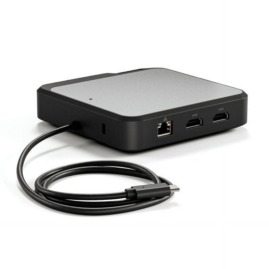 Alogic HDMI Dual 4K Display Docking Station Space Gray