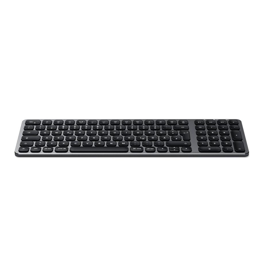 Satechi Aluminium BT Backlit Keyboard Slim German space gray