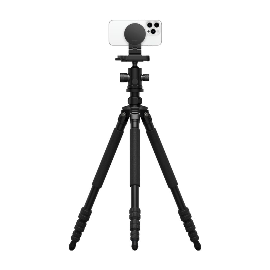 Belkin iPhone-Halter mit MagSafe für Mac-Desktop-Computer und Bildschirme, schwarz