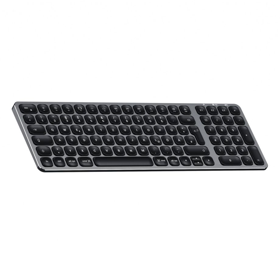 Satechi Aluminium BT Backlit Keyboard Slim German space gray