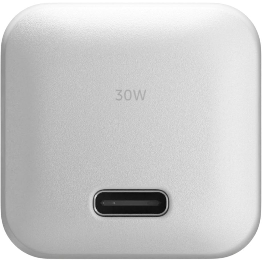 Native Union 30W USB-C Fast GaN Charger White + USB-C Cable Zebra