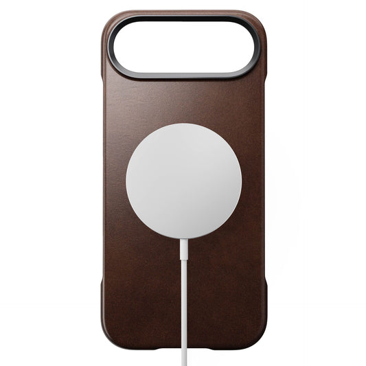 Nomad Traditional Leather Case iPhone 17 Air Rustic Brown Horween