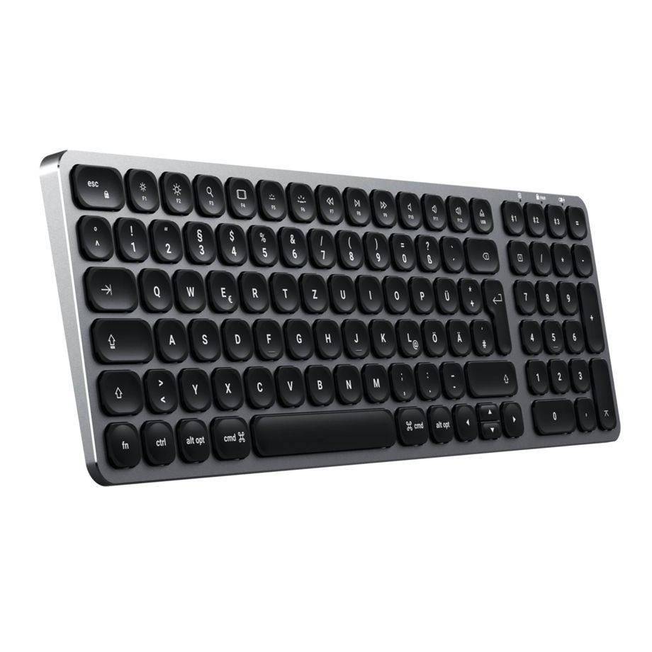 Satechi Aluminium BT Backlit Keyboard Slim German space gray